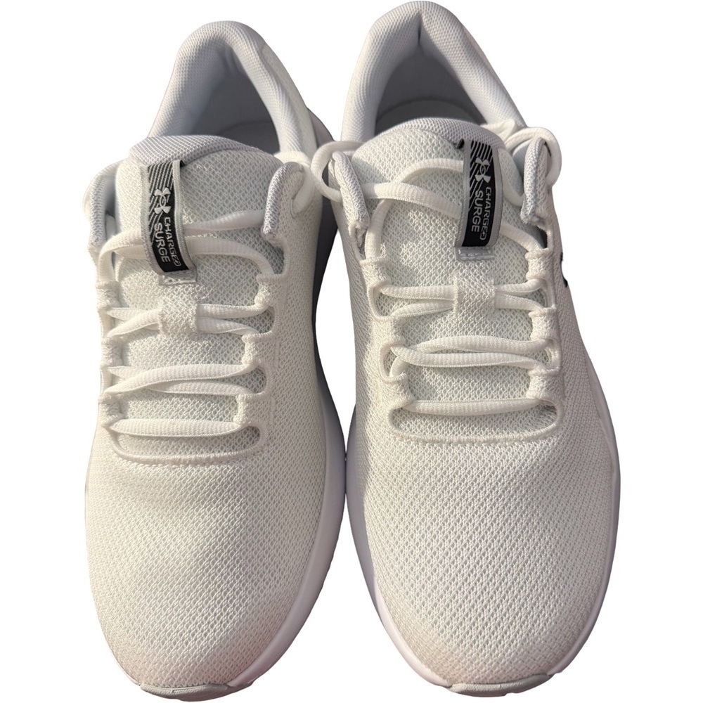 NEW Under Armour Men’s Charged Surge 4 Athletic Running Sneakers White Size 9 - Picture 2 of 13